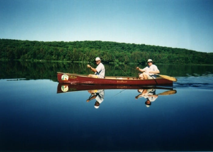 glamping canoe trip